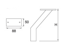 опора н-083 (н-150) (shining black)