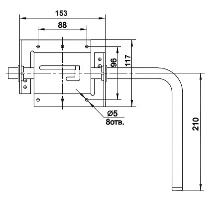 №582 ножка чер