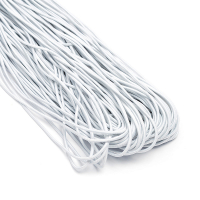 Резинка круглая 2 мм.(белая)