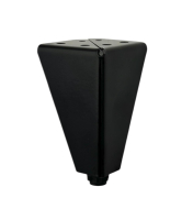 Опора 63х63 H-100 черная