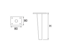 опора н-093 (н-100) (black)