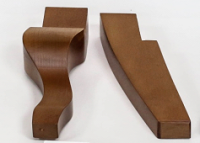 Опора "Кабриоль+Коса H-200(150+50)" (орех)