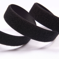 Лента контактная липучка 25мм. 322 (черная) м/ч