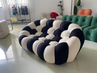 Диван Marshmallow (черный) 192х105х78