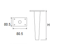 опора н-095 (н-150) (black)