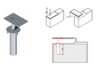 Механизм трансформации подлокотника CT-820 (MK082)
