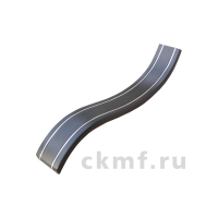 Волна+2молдинга (780х110) венге