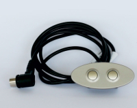 Пульт управления врезной овальный нерж.