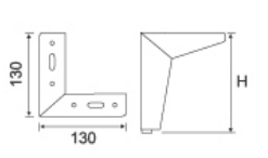 опора н-082 (н-100) (gold)