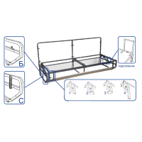 Механизм 660 (1400) 3 нога Сезам
