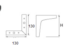 опора н-084 (н-130) (black)