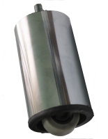 Опора прямая Н-150 с резьбой+колесо