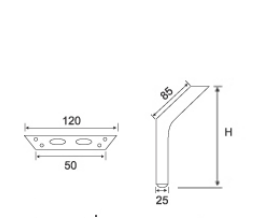 опора н-081 (н-150) (black)