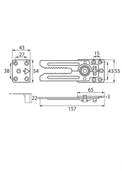 зацеп крокодил fh 059a (удлиненный)