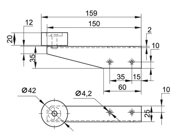 колёсная опора 155.00.000