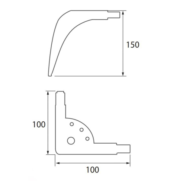 опора н-115 (н-150) (black)