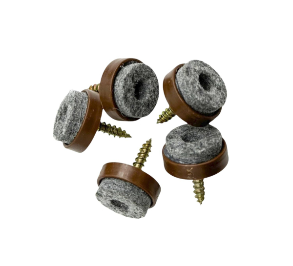 подпятник fh-006 (саморез, коричневый)