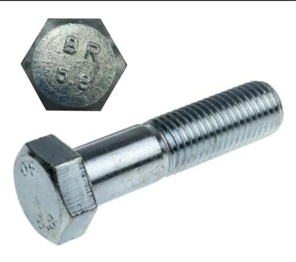 болт под кл. полная рез.8х70(цинк) din 931
