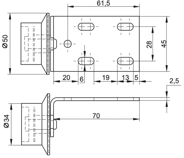 колёсная опора 426.00.000