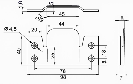 Гребенка 470 чер