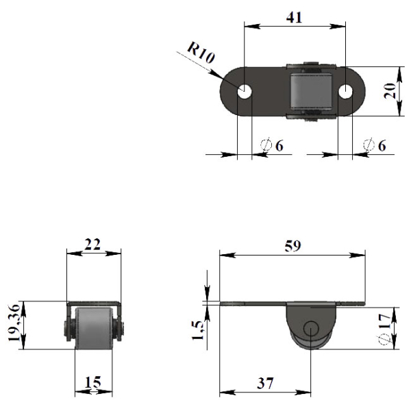172-опора роликовая(комкор)