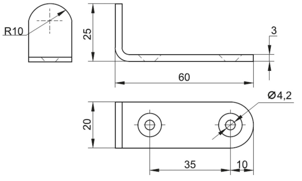 Уголок 095 чер