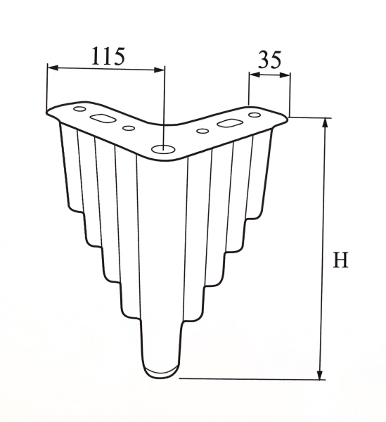 опора модель m-710 (н-150 gold)