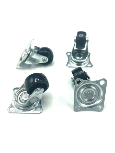 колесо пласт. поворотное d25мм fpd25 