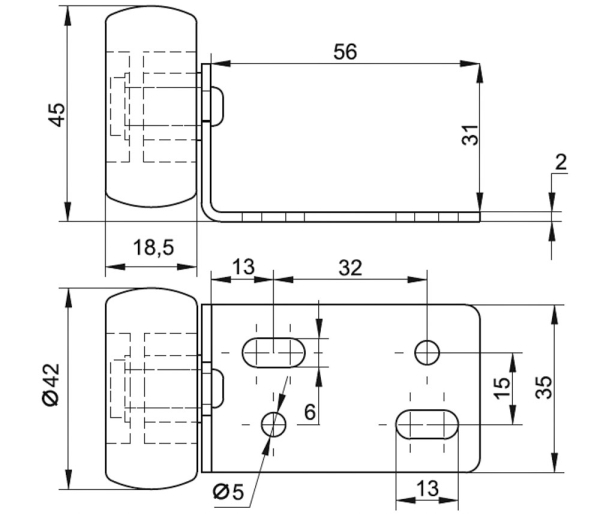 колёсная опора 415.00.000м