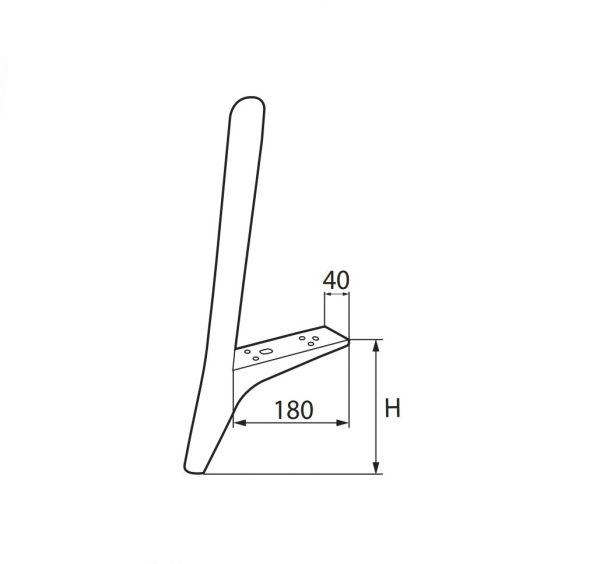 опора модель 1962 (h-170 хром)