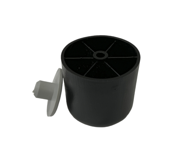 опора b-40 (черная) с демпфером под саморез