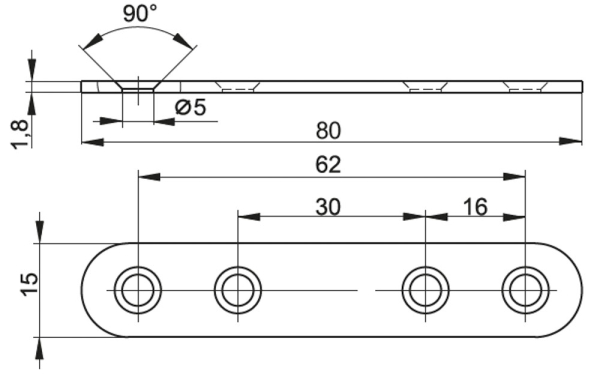 Уголок 523 чер