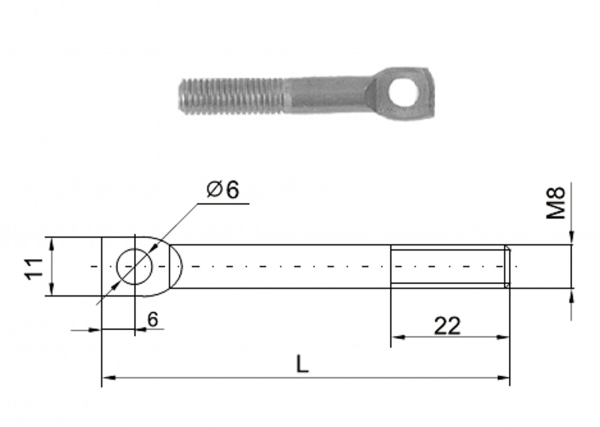 №468 6 L-80 Шпилька  Окулово
