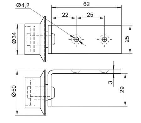 Колесная опора 425 чер