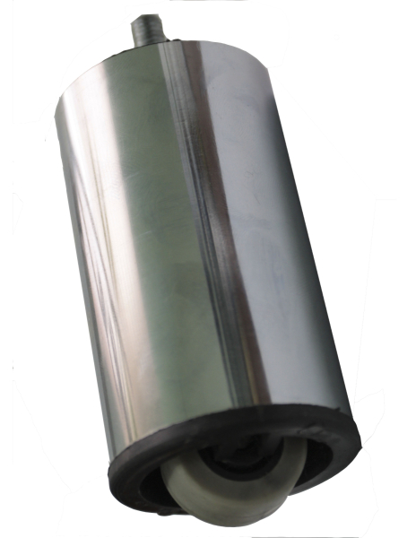 опора прямая н-120 с резьбой+колесо