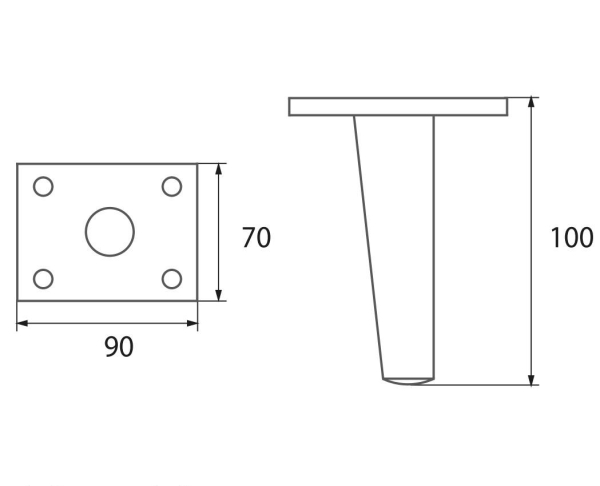 опора н-097 (н-100) (golden)