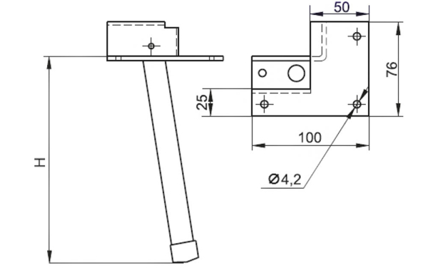 нога мебельная 065.00.000 н-230