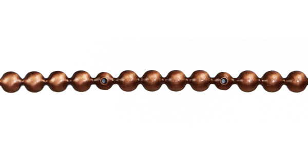 лента декоративная 9.5 мм (red cooper)