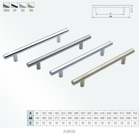 Ручка RE-10 L-320 (хром)