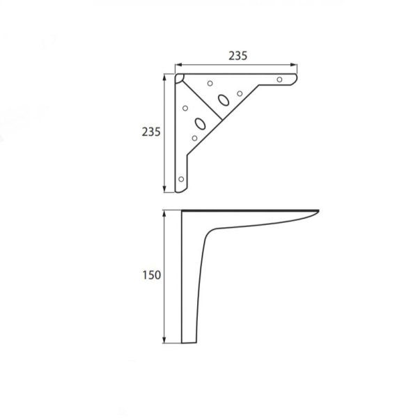 опора н-087 (н-150) (black)