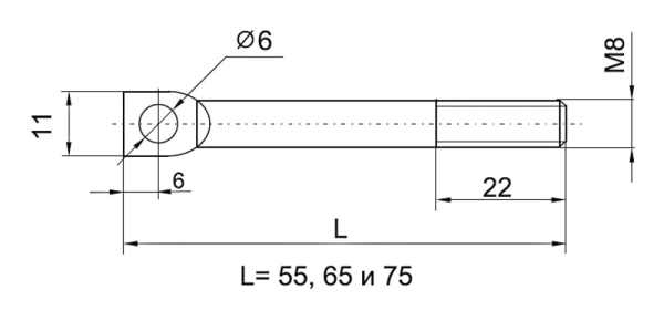 №468 8 l-75 шпилька  окулово