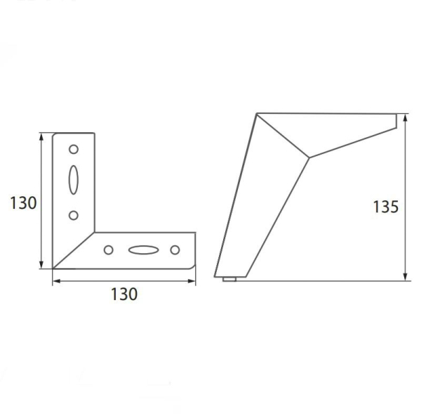 опора модель h046(h-135) gold