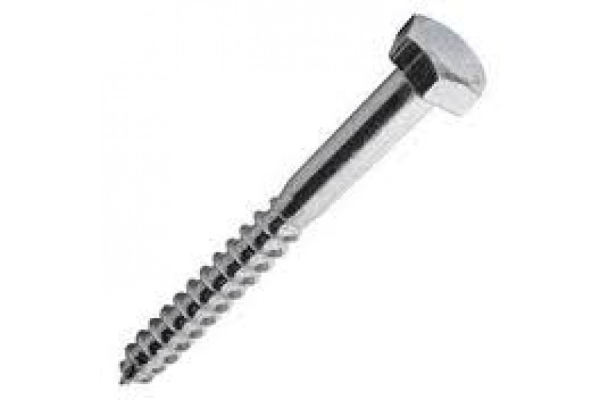 глухарь (шуруп с шест.гол.) 8х40 (цинк)
