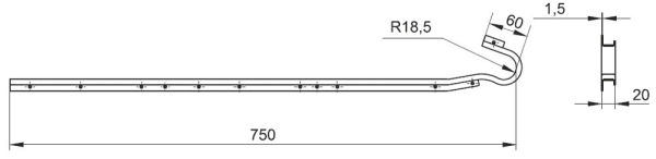 Направляюща 219 чер