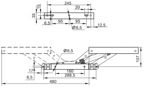 механизм трансформации 343.00.000 б/стяж,б/пр