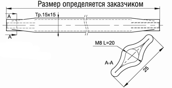 стяжка 494.20.000 l-1145