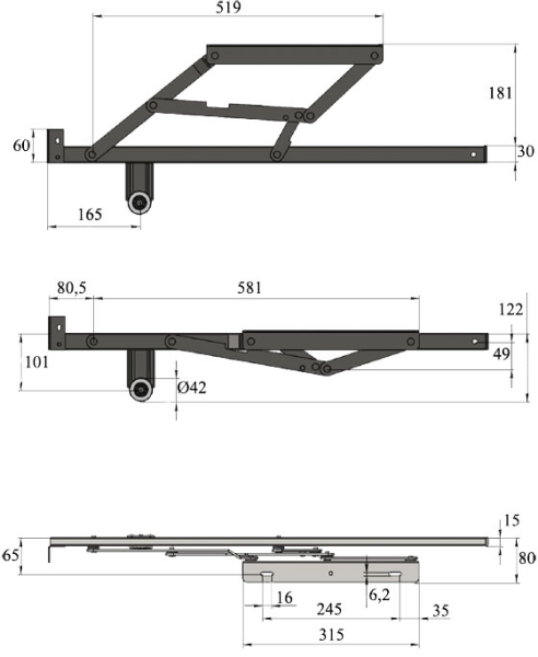 407/3-механизм"венеция усиленная"(комкор)