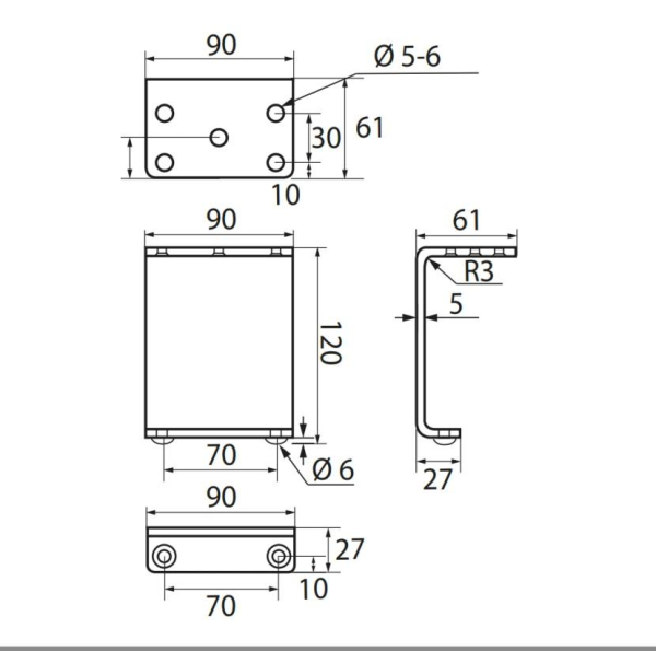 опора a0275 (н-120) (black)