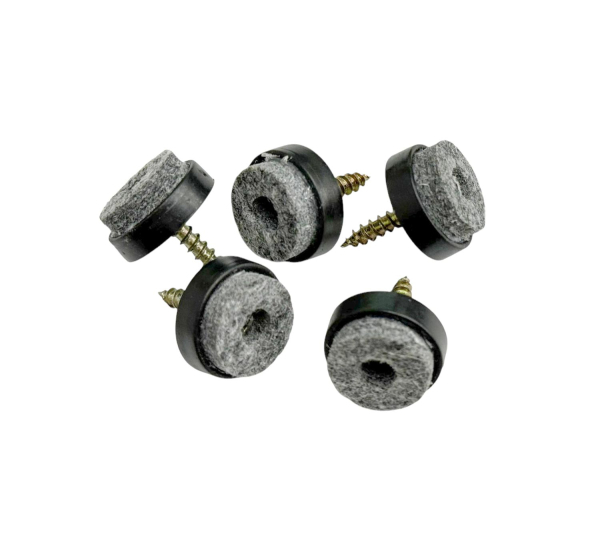 подпятник fh-006 (саморез, черный)