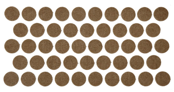 демпфер войлочный для мебели d=20 (48 шт.)